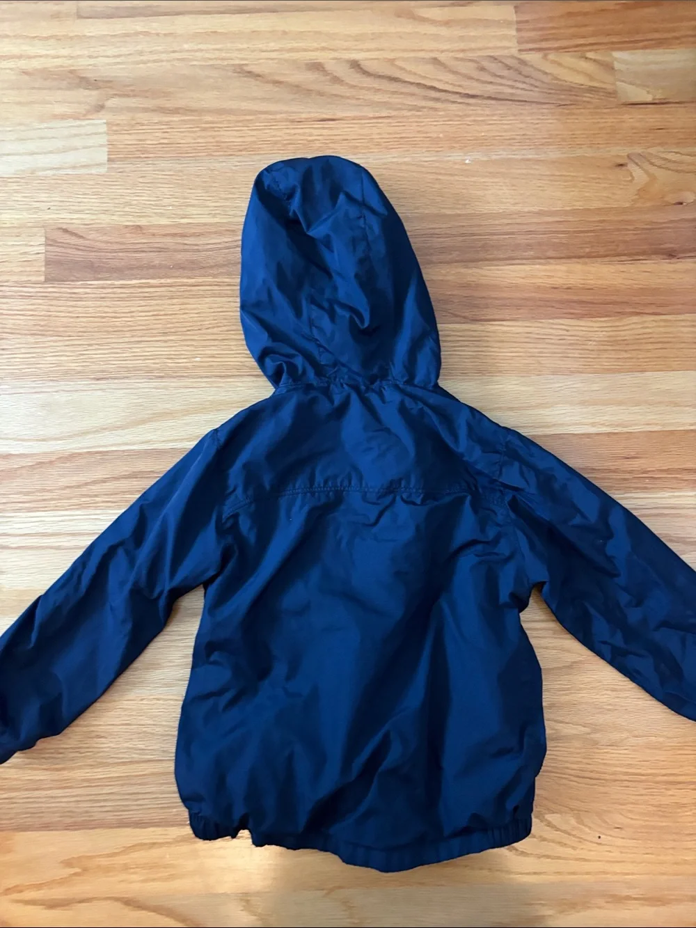 GAP Kids Navy Hooded Jacket with Gray Lining
